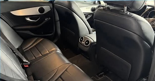 A Mercedes C-Class interior after a full valet.